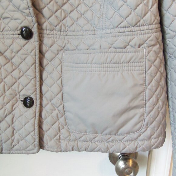 Brooks Brothers Lightweight Quilted Jacket Gray sz 16 - Picture 7 of 12